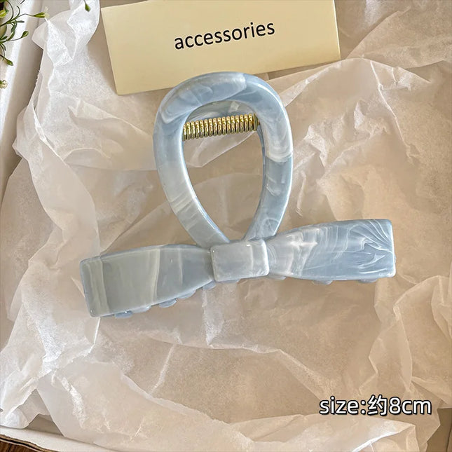 Korean Hawaiian Flower Crab Hair Clips Female Fashion Plastic Shark Hair Claw Hairpin Barrettes For Girls Beach Hair Accessories