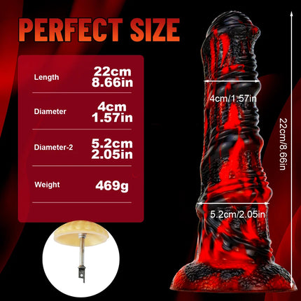 Sex Machine Sav Elastic Contraction Adapter for V-U-LOCK Attachments Dildo Saber Jigsaw Reciprocating Saw A Large Animal Dildo
