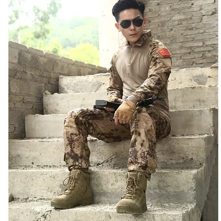 2024 Fashion Men's Desert Combat Boots Outdoor Leather Hiking Shoes Men Hunting Work Safty Boots Men's Short Boots ankle boots
