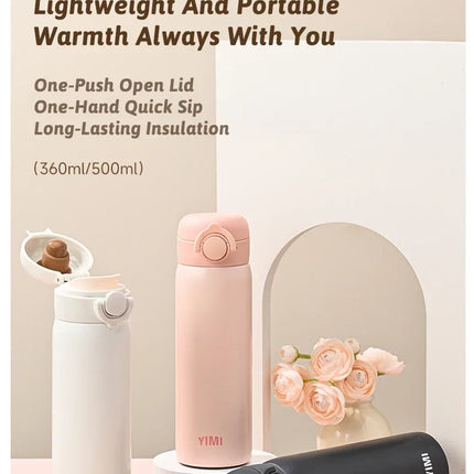 500ML Thermos Bottle Vacuum Flasks Tumbler 316 Stainless Steel Thermal Water Bottle Keep Hot And Cold Insulated Cup Drinkware