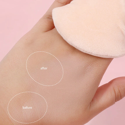 1-60pcs Triangle Velvet Powder Puff Soft Washable Sponge Black Pink Cosmetic Puffs Loose Powder Facial Beauty Makeup Accessories