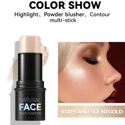 Makeup Face Contouring Bronzer Stick Multifunctional Highlighter Brightening Silkworm Blusher Rouge Cream Modify Concealer Pen