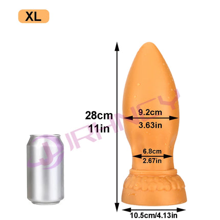 11cm Huge Anal Plug Soft Liquid Silicone Thick Butt Plug 18+ Sex Toys For Women Men Gay Prostate Anal Dildos Masturbation