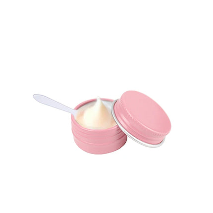 50Pcs 5g Empty Mini Pink Aluminum Jars Cosmetic Small Black Metal Tins Lip Balm Jar Refillable Make Up Sample Jar with Screw Lid