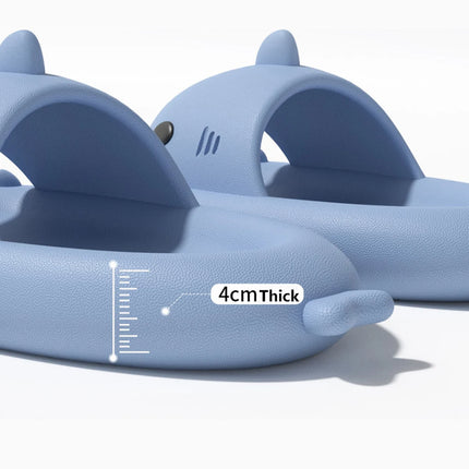 Eyriphy New Design Women Shark Slippers Men Cute Flat Sandals Fashion Cozy Casual Beach Sandals Lovers Home Lovely Bathroom Shoe
