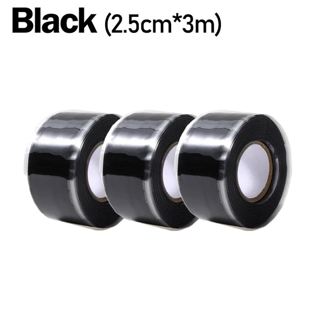 Self-Fusing Silicone Tape Waterproof Leaks Stop Repair Electrical Plumbing Insulation Tape Automotive Pipe Hose Bonding Tapes