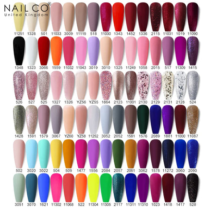 NAILCO Winter Series Color Gel Nail Polish 15ML Semi Permanent Soak Off Gel Varnishes Super Texture Gorgeous Nail Manicure Art