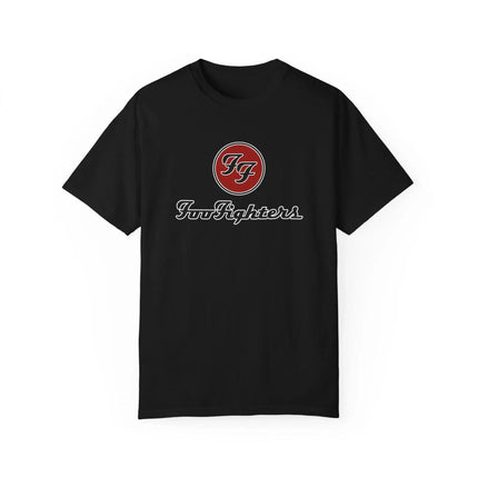 Rock Punk Tees Foo Fighters T-shirt Licensed Brand New Hip Pop Tops Casual Loose Streetwear Y2k Print Cotton T Shirts Unisex