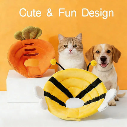 Pet Elizabeth Collar Cat Post-operative Anti-licking And Anti-biting Protective Head Cover Dog Soft Neck Collar Protective Gear