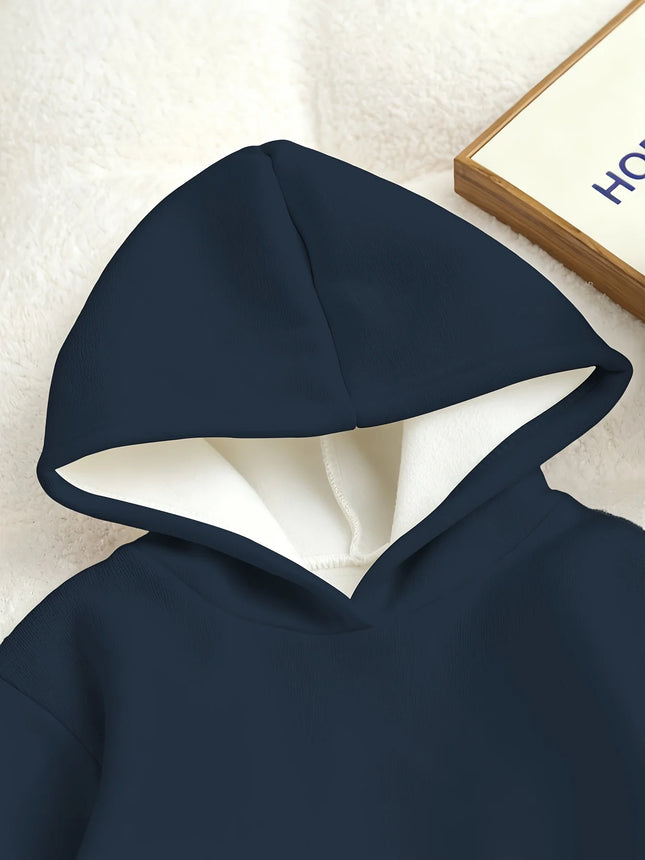 Boys' fleece-lined, thickened printed hoodie, 6 SEVEN digital print comfortable autumn and winter casual hoodie.