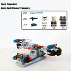 Jedi Clone(4 Figs)