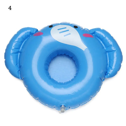 1PC Inflatable Float Cup Pad Swimming Pool Drink Cup Stand Holder Cute Drink Pool Mat For Kids Toy Summer Pool Party Decorations