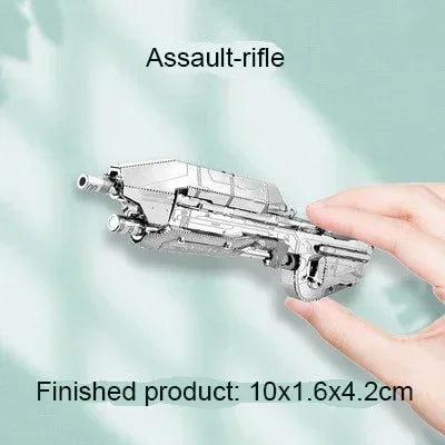 Colorful 3D Metal Puzzle Assault Rifle Guardian Mantis Mecha Model Pelican Assembling Toy Puzzle Box for Adults Jigsaw Puzzle