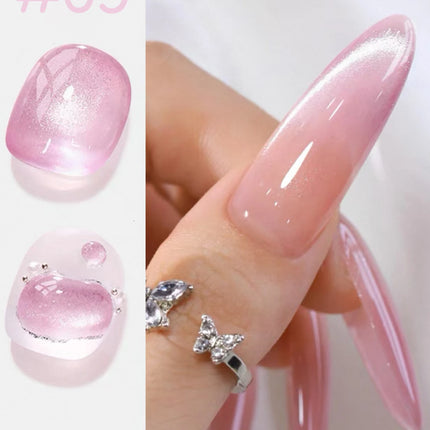 1-6pcs ZH High-end Guiyuan Cat Eye Gel Nail Polish 2025 Popular Autumn Nails Super Shiny Crystal Cat Eye Nail Art Nail Supplies