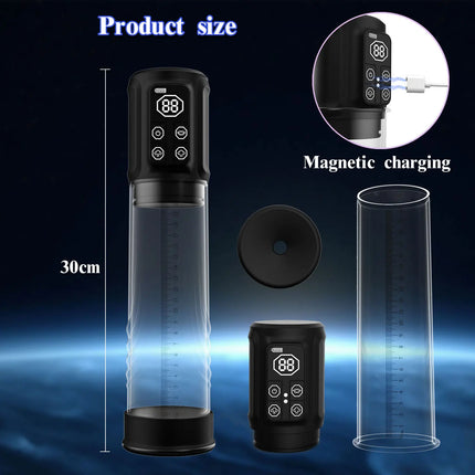 Electric Vacuum Penis Pump Men's Sex Toy Penis Extender Vacuum Pump Sucking LED Display Male Masturbator Sex Toy for Men Adult