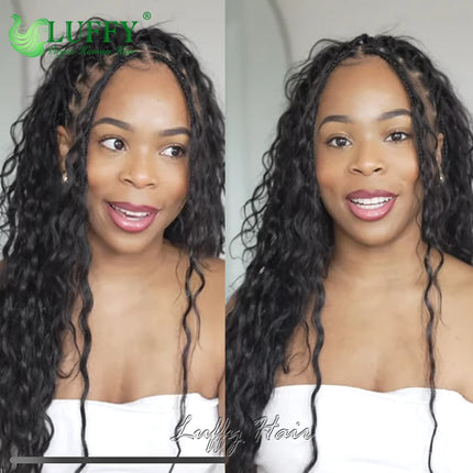 Bulk Human Hair for Braiding Water Wave No Weft Double Drawn Full End Burmese Wet and Wavy Human Hair Extensions for Braids