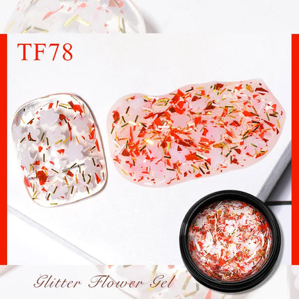 Dried Flower Gel Polish / Gel Fleurs Séchées