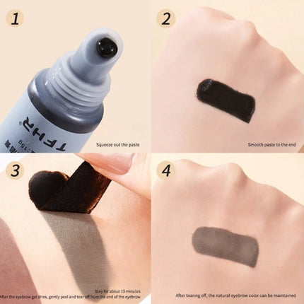 1Pc Eyebrow Gel Make Up Semi-permanent Waterproof Colors Sweat-proof Film Forming Dye Eyebrow Cream Tints Cosmetics Long-lasting