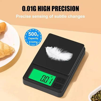 100/1000g 0.01g Mini Digital Scale High Precision Electronic Pocket Scale Jewelry Weight Kitchen Portable Electronic Scale