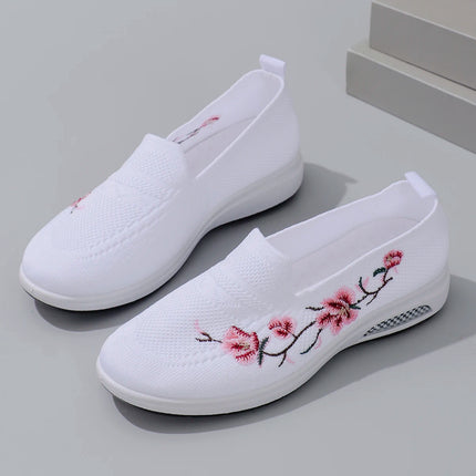 Women's summer breathable mesh flat shoes women's shoes casual sneakers shoes, clearance free shipping