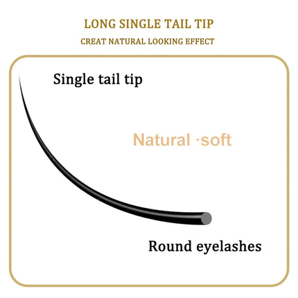 Domi Lash Brown Color Individual Lashes 0.05 0.07 LJ LC LB  LD Curl Eyelash Extensions  Upgrade Premium Soft False Eyelashes