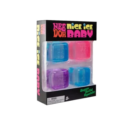 Hot  Trending Nee Doh Jellyfish & Cube Squish Toy, Soft Jelly Squeeze Stress Relief Fidget Toy, Sensory NeeDoh for Kids & Adults