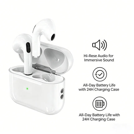 TWS Wireless Bluetooth Earphones ANC Noise Reduction earbuds With Microphone for iOS Android PC