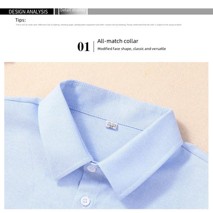 Versatile Pointed Collar Fake Necktie Oxford Cloth Decorative Neck Accessory For Men Women Korean Style Fashion