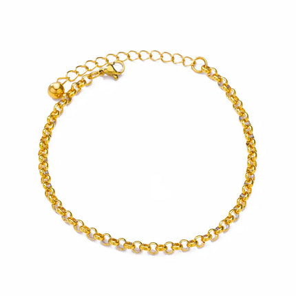 Colorful Boho Drops Anklets For Women Gold Color Stainless Steel Geometric Anklet Luxury Wedding Aesthetic Summer Jewelry Gift
