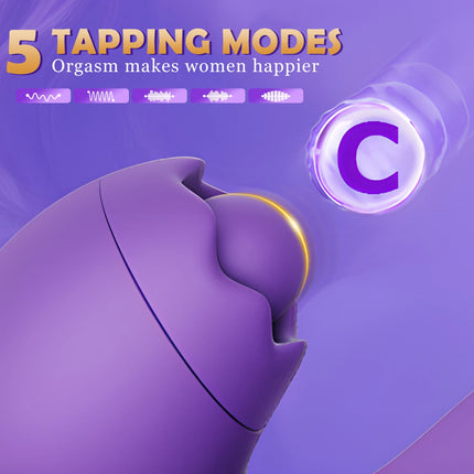 3 IN 1 App Control Tapping Flapping Vagina Rabbit Vibrator for Women Wiggle Tongue G-Spot Masturbator Adult Sex Toys for Women