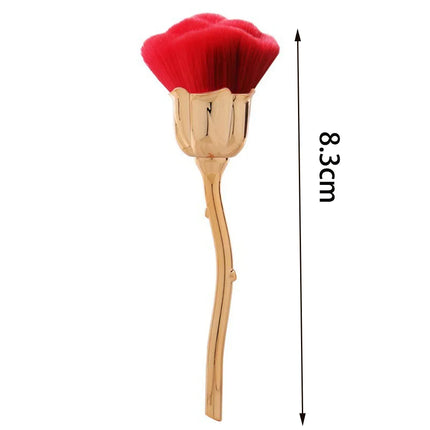 1pc Black Rose Shaoed Loose Powder Makeup Brush Women Face Beauty Tools Nail Art Dusting Brush Foundation Grooming Makeup Tools