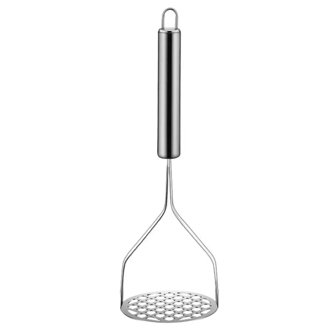 Potato Press Stainless Steel Kitchen Potato Masher Tool Kitchen Gadgets for Pureeing Meat Bean Vegetable Fruit Cooking Home
