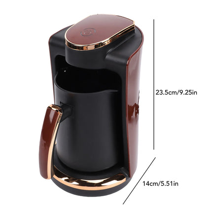 110V Turkish Coffee Maker 550W 250ML Single Cup Electric Turkish Greek Coffee Machine with Cup for Home Hot Beverage Brewing