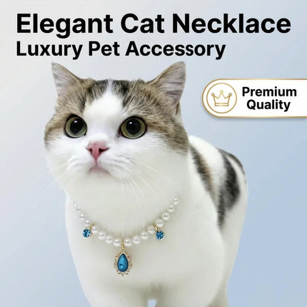 Decorative Pet Necklace For Cats And Small Dogs Shiny Ornament Pendant Pet Jewelry For Kitten Puppy Party Photo