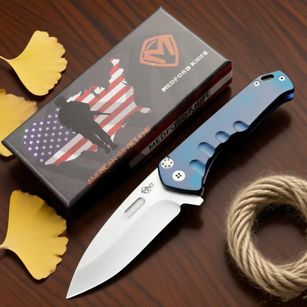 Medford - MKT Mini Folding Knife, D2 steel, ball bearing structure, emergency rescue camping knife, sharp fruit knife