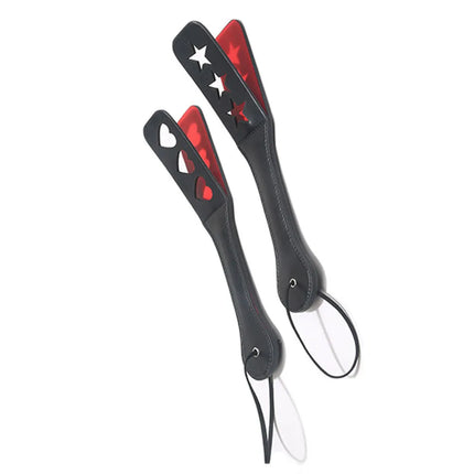 pattern Printed BDSM Paddle Unique Design, Soft Leather Material, Ideal for BDSM Interaction and Other Intimate Scenes