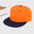 Orange Black / One Hat Print