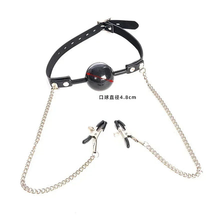 Bondage Harness Belt Fetish Sex Toys For Couples Oral Fixation Stuffed Open Mouth Gag Bite Gags Adult Games Slave Bdsm