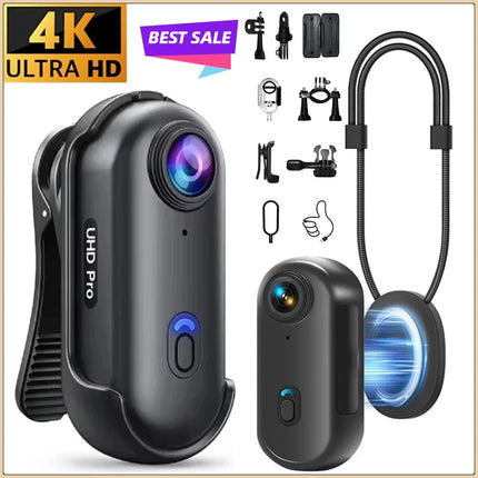 4K HD WiFi Action Camera Magnetic Waterproof Portable Helmet Body Cam Video Recorder for Motorcycle Bicycle Outdoor Sports  Vlo