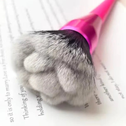 Powder Brush Multi-Use - Hypoallergenic Makeup & Nail Art Tool, Soft Synthetic Fibers for Loose Powder/Glitter Application﻿