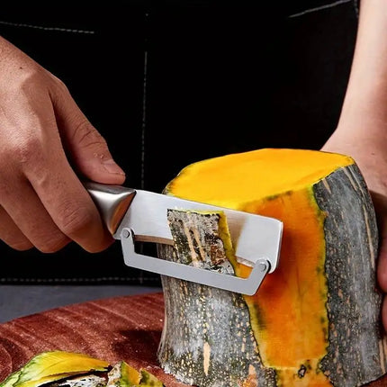 1PC Stainless Steel Flat Edge Peeler Potato Peeler Slicer Knife Watermelon/Melon Grater Kitchen Multi-Purpose Tool