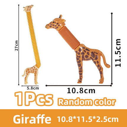 3D Luminou Pop Tube Toy Silicone Alpaca Unicorn Push It Bubble Balls Decompression Pipe Anti-stress Fidget Kids Adults Gifts