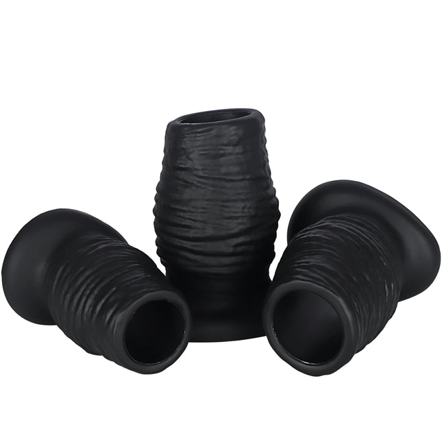 Big Speculum Hollow Anal Plug Soft Silicone Butt Plug Training Expander Dilator Dilation Fisting Adult Sex Toy for Women Men Gay