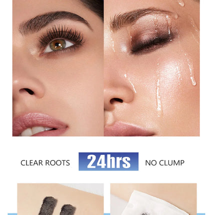 Makeup BOB Three-Dimensional Thick Beautiful Eye Black, Durable Waterproof, Sweat Proof, Non Smudging, Black Package In English