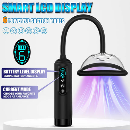 Electric Clit Sucker Vibrator Pussy Pump Nipple Sucking BDSM Vacuum Vagina Clitoral 6 Suck Modes Suction Sex Toys for Women