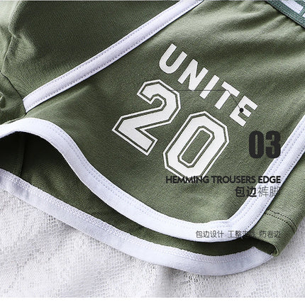 3PCS/Pack 100% Cotton Underpants Men Comfortable Big U Type Crotch Breathable Mesh Men's Panties Fashion Letter Boxers Hombre