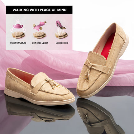 CHCH Women's Flat Shoes Autumn New Anti Velvet Single Shoes Classic Round Head Women's loafers