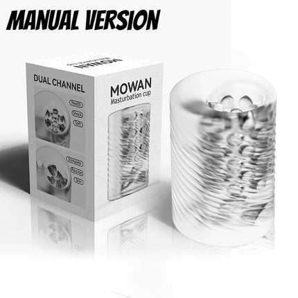 Vibration Vagina Blowjob Male Masturbator Transparency Vibrating Penis Massager Masturbation Cup Sex Toys for Men Pocket Pussy
