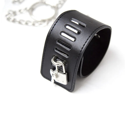Sex Games for Adults Tools Leather Neck Collar Handcuffs Ankle Cuffs Erotic BDSM Bondage Restraints Sex Toys For Couples