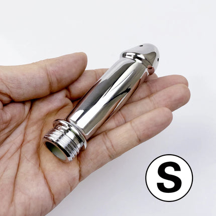 1Pcs, ABS anal vaginal douche, Conversion head for outdoor use, butt flush, multi-function enema, plug-in shower, sex toys